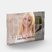 卒業写真モダンタイポグラフィ フォトブロック (左)