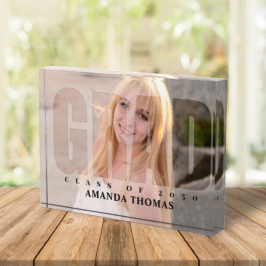 卒業写真モダンタイポグラフィ フォトブロック