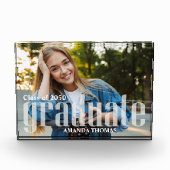 卒業写真モダンタイポグラフィ フォトブロック (正面)