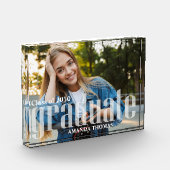 卒業写真モダンタイポグラフィ フォトブロック (左)