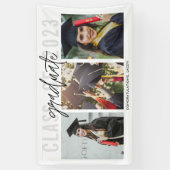 卒業写真モダンパーティーバナー 横断幕 (縦)