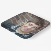 卒業写真モダンミニマリストエレガントグラード ペーパープレート (傾斜あり)