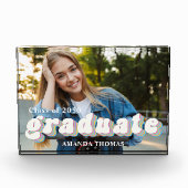 卒業写真モダンレトロタイポグラフィ フォトブロック (正面)