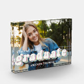 卒業写真モダンレトロタイポグラフィ フォトブロック (左)