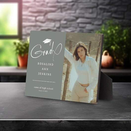 卒業写真モダン卒業キープギフト フォトプラーク