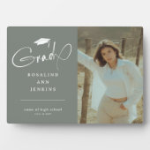 卒業写真モダン卒業キープギフト フォトプラーク (正面)