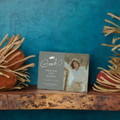 卒業写真モダン卒業キープギフト フォトプラーク (側面)