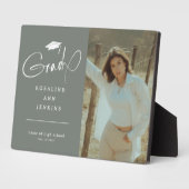 卒業写真モダン卒業キープギフト フォトプラーク (側面)