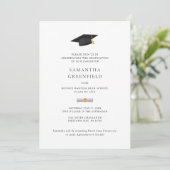 卒業写真モダン卒業パーティー 招待状 (スタンド正面)