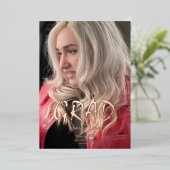 卒業写真モダン押し箔招待状 箔招待状 (立ち正面)