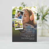 卒業写真モダン2025年パーティー 招待状 (スタンド正面)