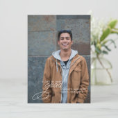 卒業写真モダン 招待状 (スタンド正面)