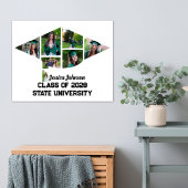 卒業写真ユニークコラージュプリント ポスター