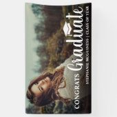 卒業写真ユニーク卒業おめでとうございます 横断幕 (縦)