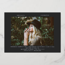 卒業写真ラインアートダークグレー