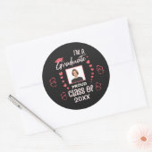 卒業写真卒業クラスのパーソナライズ ラウンドシール (封筒)