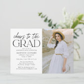 卒業写真卒業パーティーへの応援 招待状 (スタンド正面)