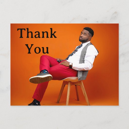 卒業写真感謝状 ポストカード (正面)