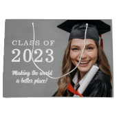 卒業写真抱き枕 ラージペーパーバッグ (正面)