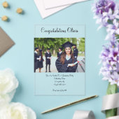 卒業写真招待状カード アクリル招待状 (インサイチュ (ウェディング))