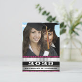 卒業写真招待状 インビテーションポストカード (スタンド正面)