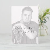 卒業写真招待状 – フィルター 招待状 (スタンド正面)