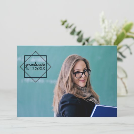 卒業写真招待状 招待状 (スタンド正面)