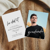 卒業写真招待状 招待状