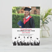 卒業写真招待状 招待状 (スタンド正面)