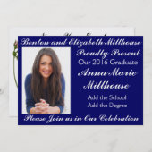 卒業写真招待状- SRF 招待状 (正面/裏面)