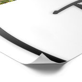 卒業写真数々のコラージュのスクリプモダント ポスター (角)