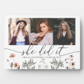 卒業写真数々の彼女はそれを行ったフローラ フォトプラーク (正面)