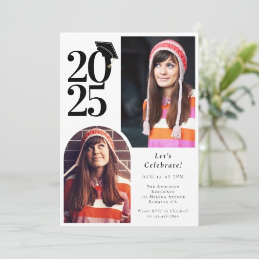 卒業写真数々のArch卒業生 招待状 (スタンド正面)