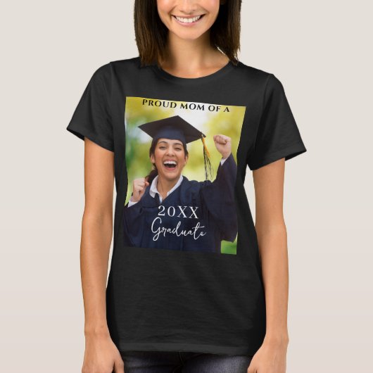卒業写真自慢のママTシャツ Tシャツ (正面)
