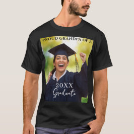 卒業写真自慢の祖父Tシャツ Tシャツ