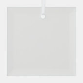 卒業写真誇りを持った卒業生 ガラスオーナメント (裏面)