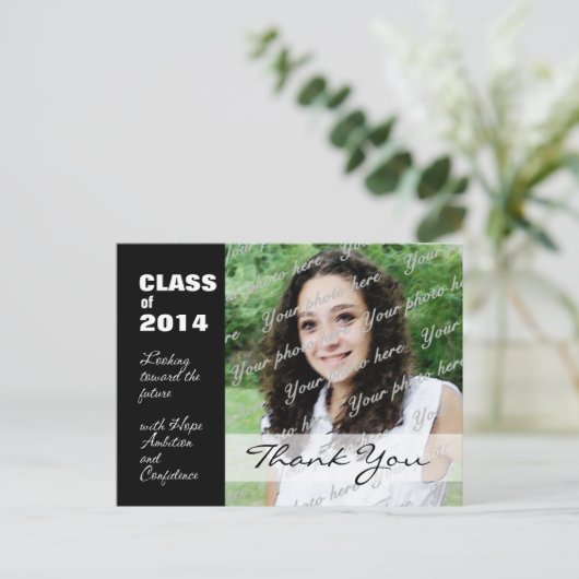 卒業写真2014 案内ポストカード (スタンド正面)