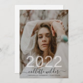 卒業写真2022パーティの招待状 招待状 (正面/裏面)