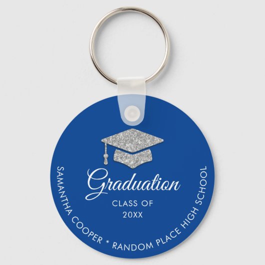 卒業写真2024 Keepsake Blue キーホルダー (正面)