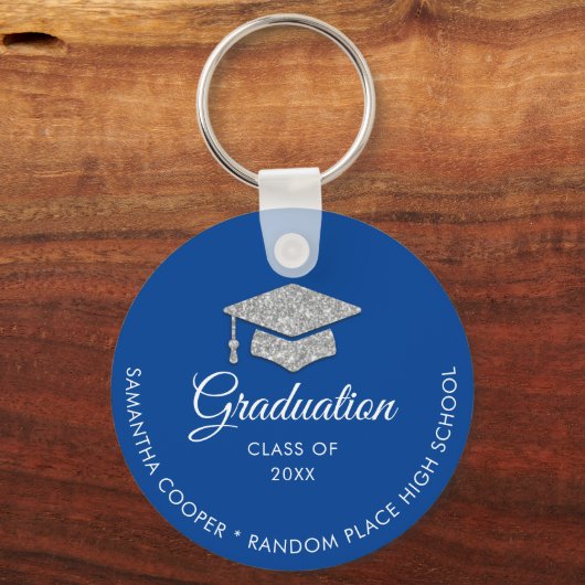 卒業写真2024 Keepsake Blue キーホルダー (正面)