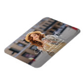 卒業写真2025年卒業日を保存 マグネット (左側)