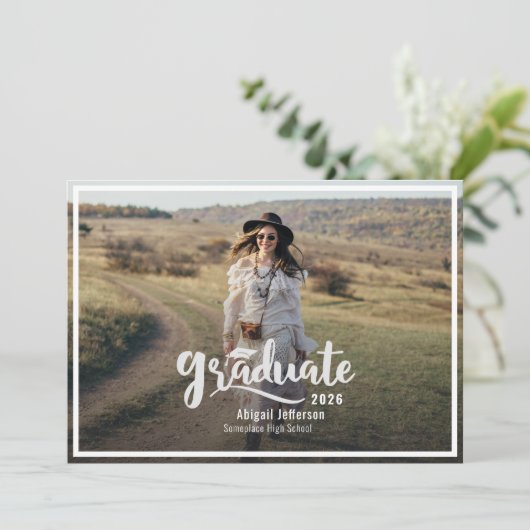 卒業写真2025 案内状 (スタンド正面)