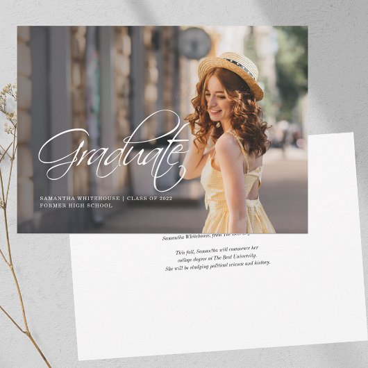 卒業写真2025 案内状