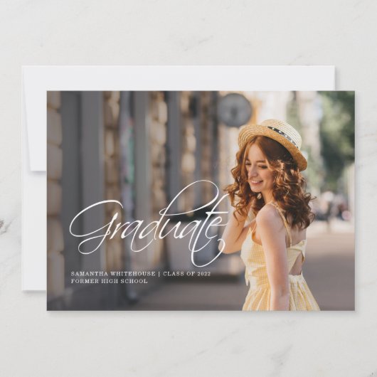 卒業写真2025 案内状 (正面)