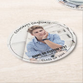 卒業写真20XXカスタム級 ラウンドペーパーコースター (アングル)
