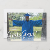 卒業写真2 |洗練されたシンプルKeepsake 招待状 (正面)