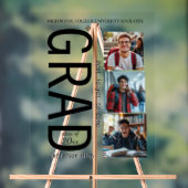 卒業写真3枚コラージュシンプルアクリルサイン アクリルサイン (ニュートラル)