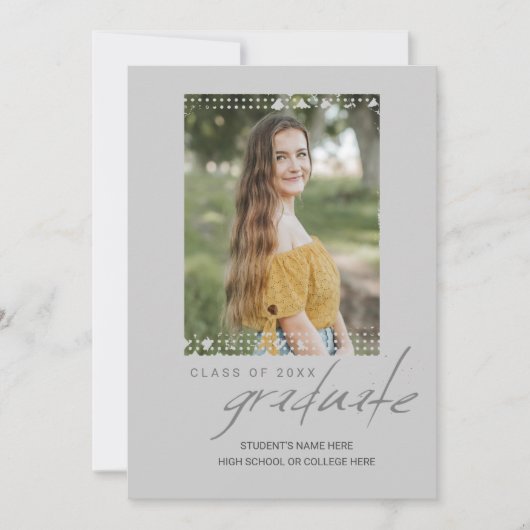 卒業写真 オープンハウス 招待状 (正面)