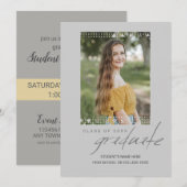 卒業写真 オープンハウス 招待状 (正面/裏面)