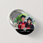 卒業写真 – ギフトとお知らせカスタムの 缶バッジ (正面&裏面)